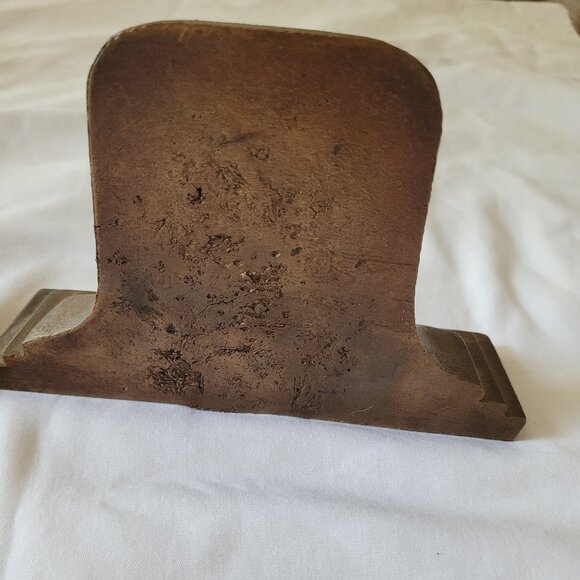 Vintage UVA McKim Hall Brass/Bronze Bookend - Picture 3 of 5